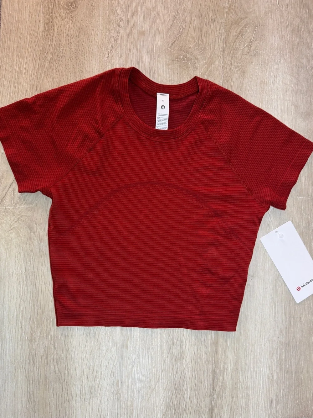 Lululemon Swiftly Tech Cropped Short Sleeve 2.0 NWT